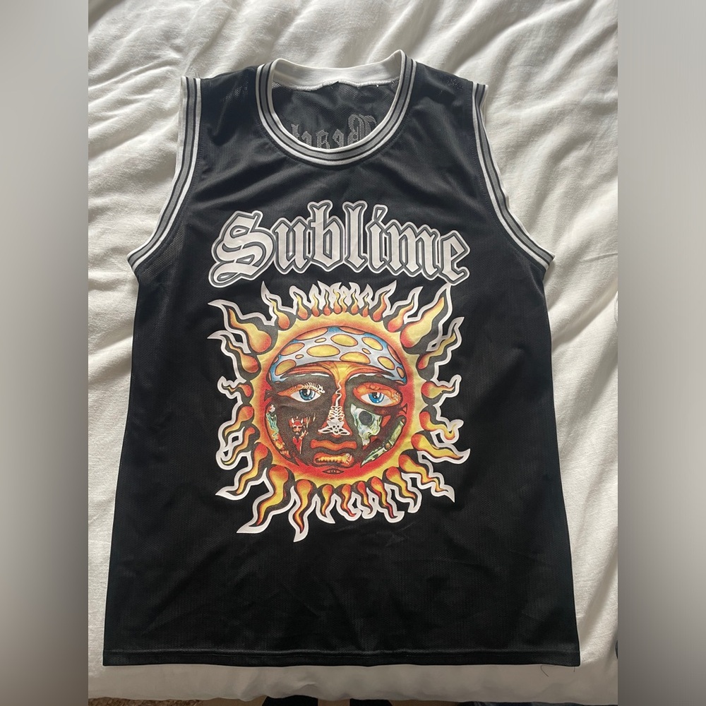 Rare Sublime Merch Basketball Jersey 40 oz tour Market style 3XL